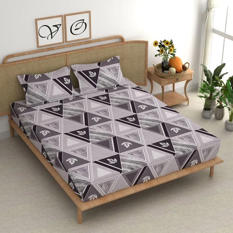 Nora Printed Bedsheet - Porpoise