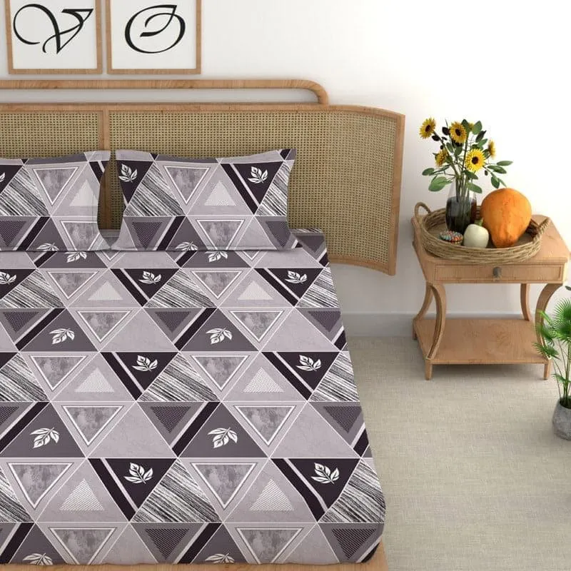 Nora Printed Bedsheet - Porpoise