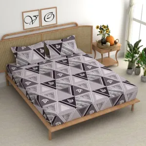 Nora Printed Bedsheet - Porpoise