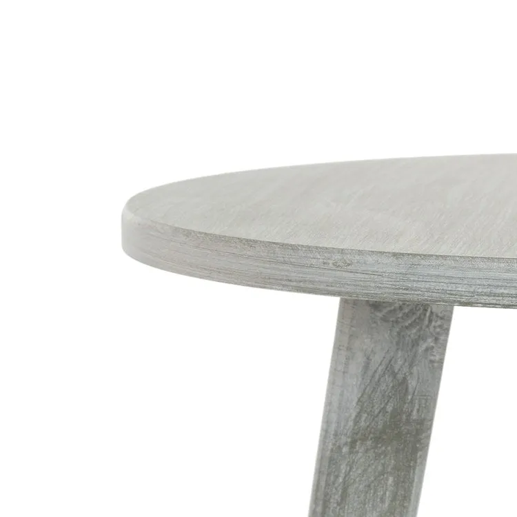 Orion Round Accent Table - Slate/Gray