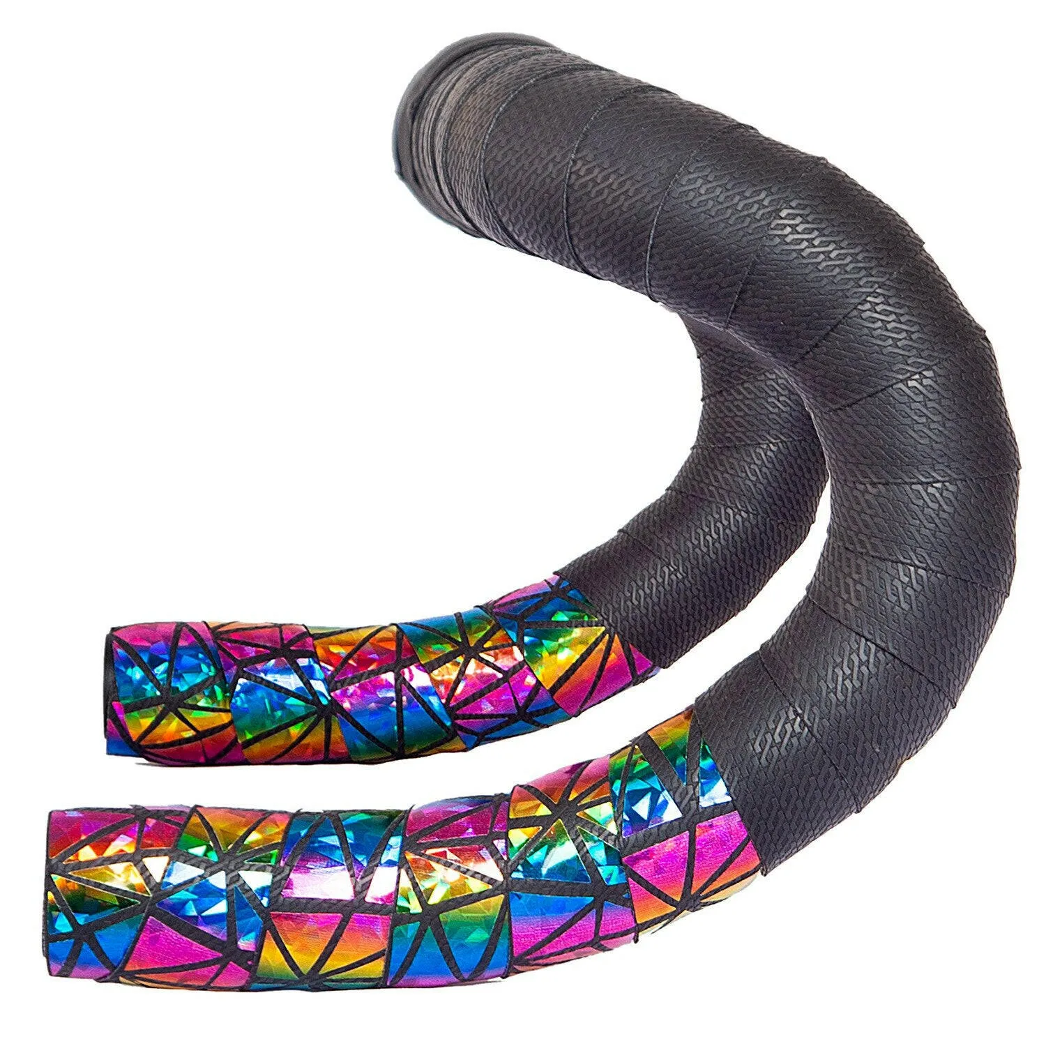 Road Bike Colorful Reflective Handlebar Bar Tape Non-Slip Breathable Sweat-Absorbing Shock-Wrapping Tapes EVA PU Handlebars Tape