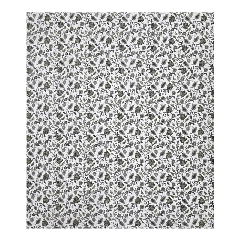 Shannon Floral Bedsheet - Olive Green