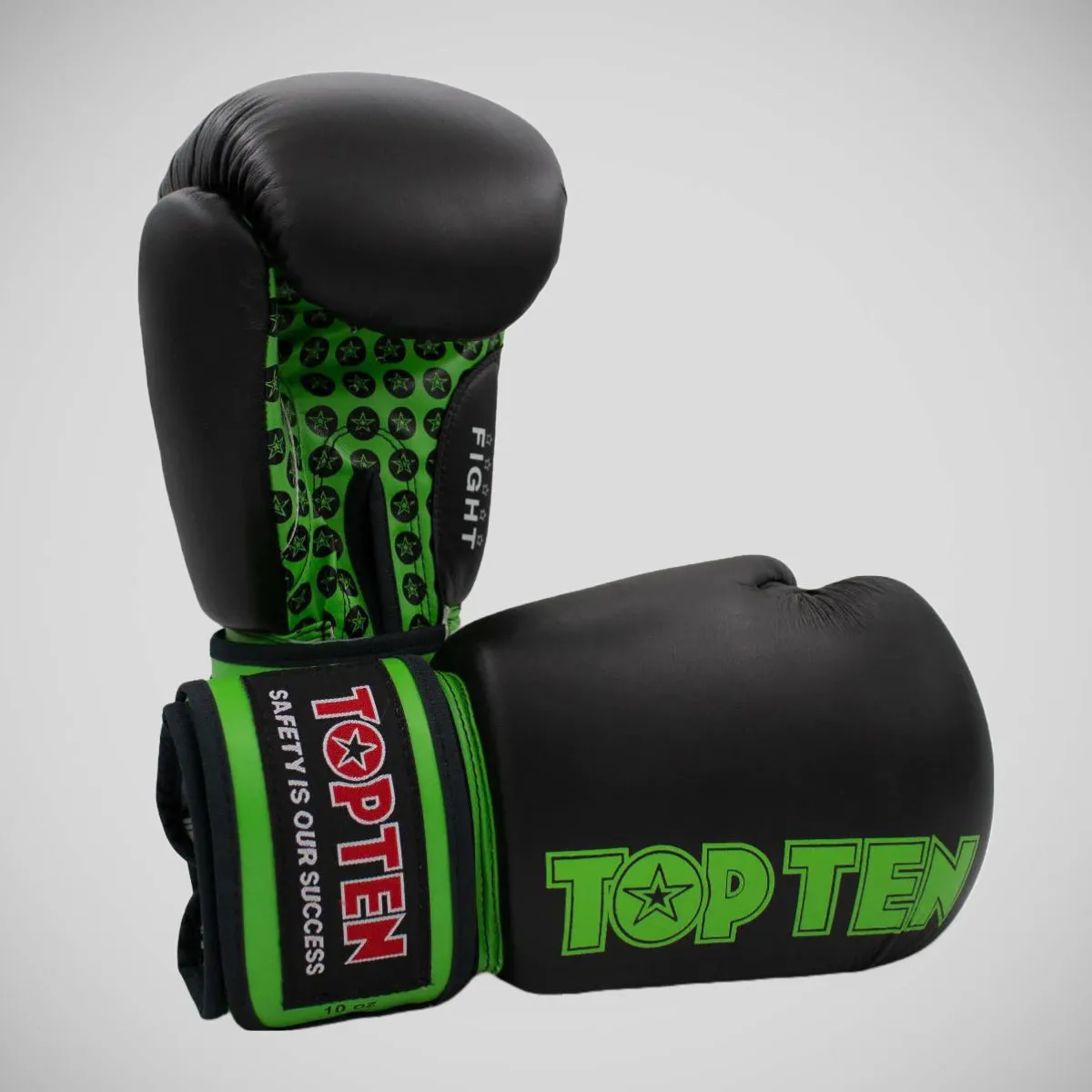 Top Ten Fight Boxing Gloves Black/Green