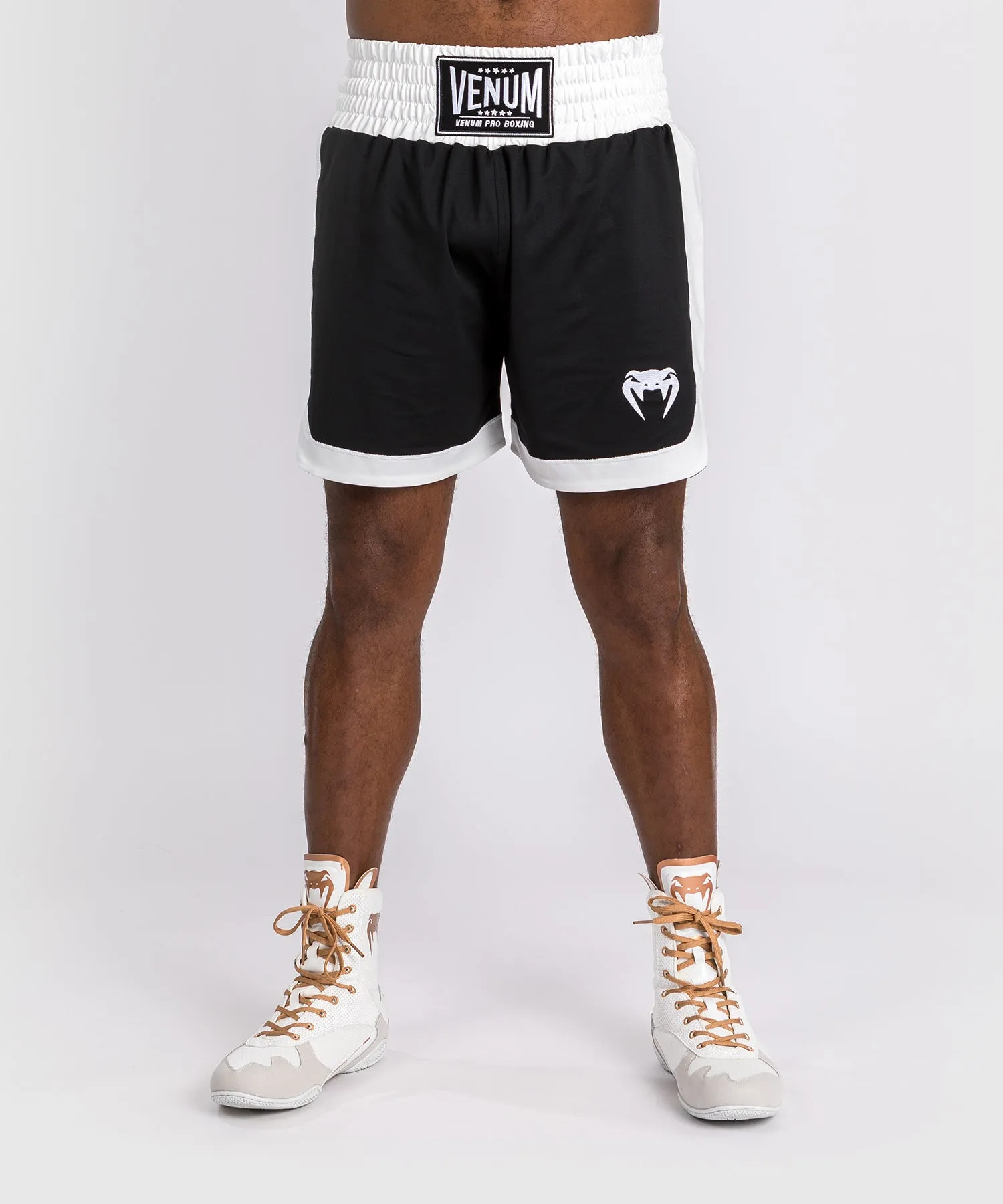 Venum Classic Boxing Shorts - Black/White