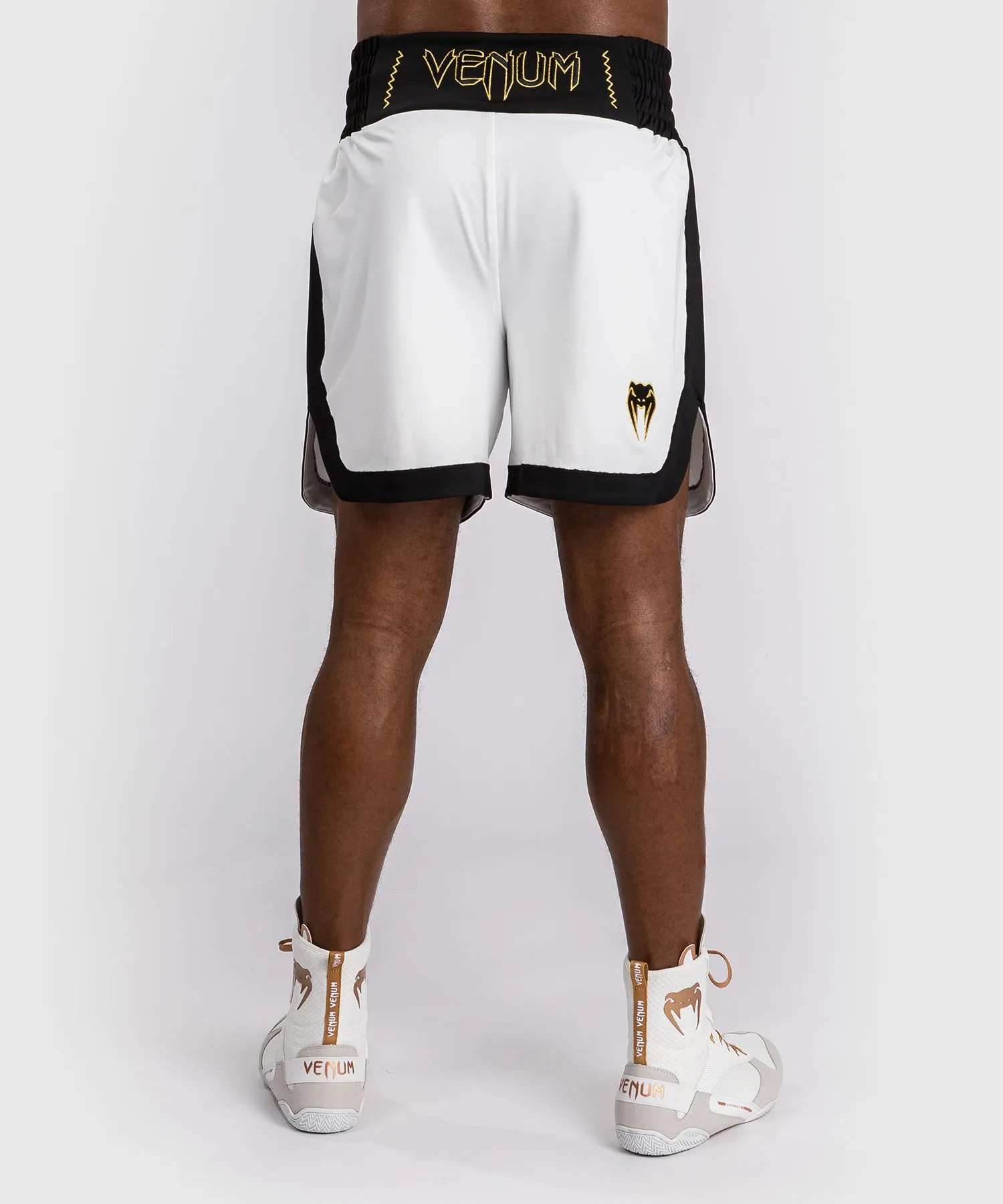 Venum Classic Boxing Shorts - White/Black