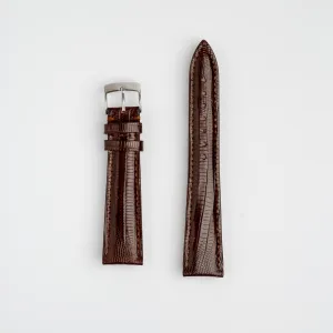 Volterra Tejus Lizard Brown Watch Strap